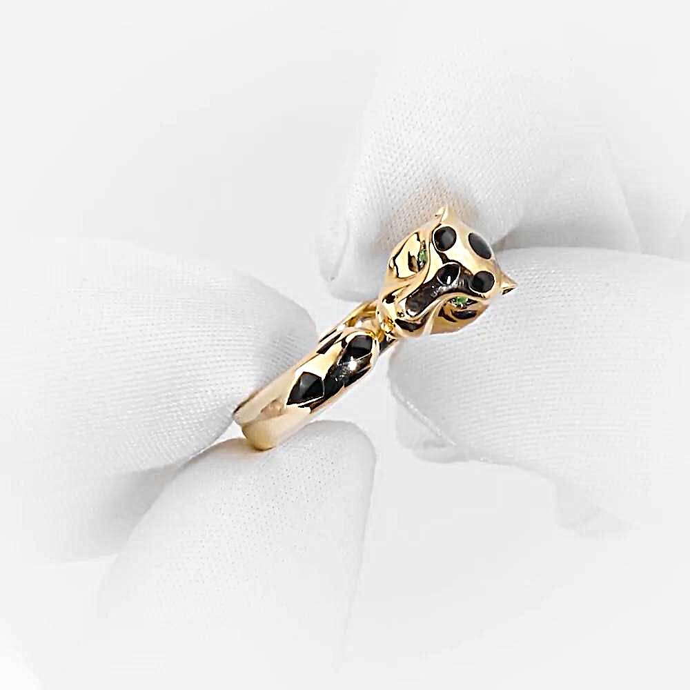 Кольцо с изумрудом из красного золота 585 пробы