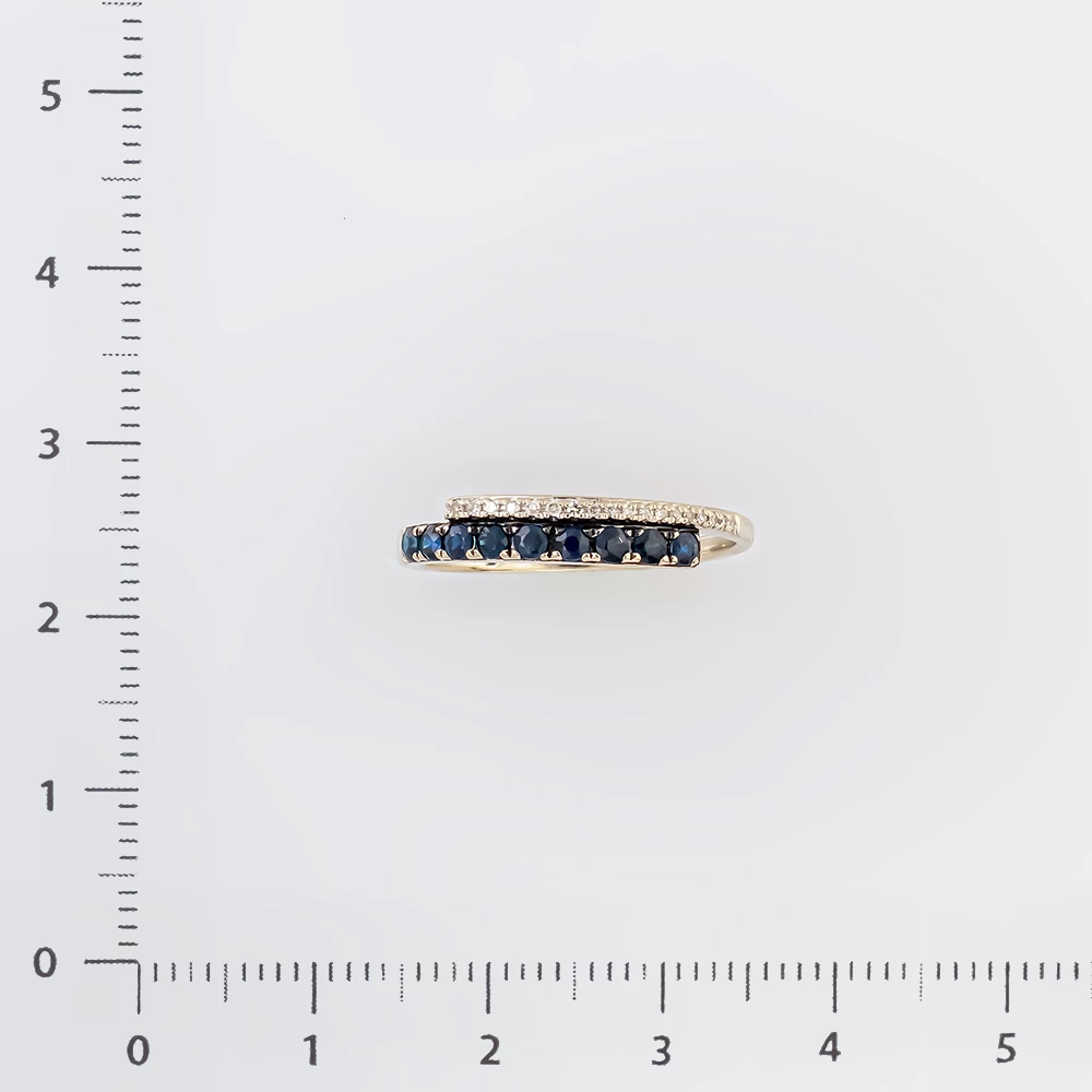 Кольцо с сапфиром из белого золота 585 пробы Кольцо с сапфиром из белого золота 585 пробы