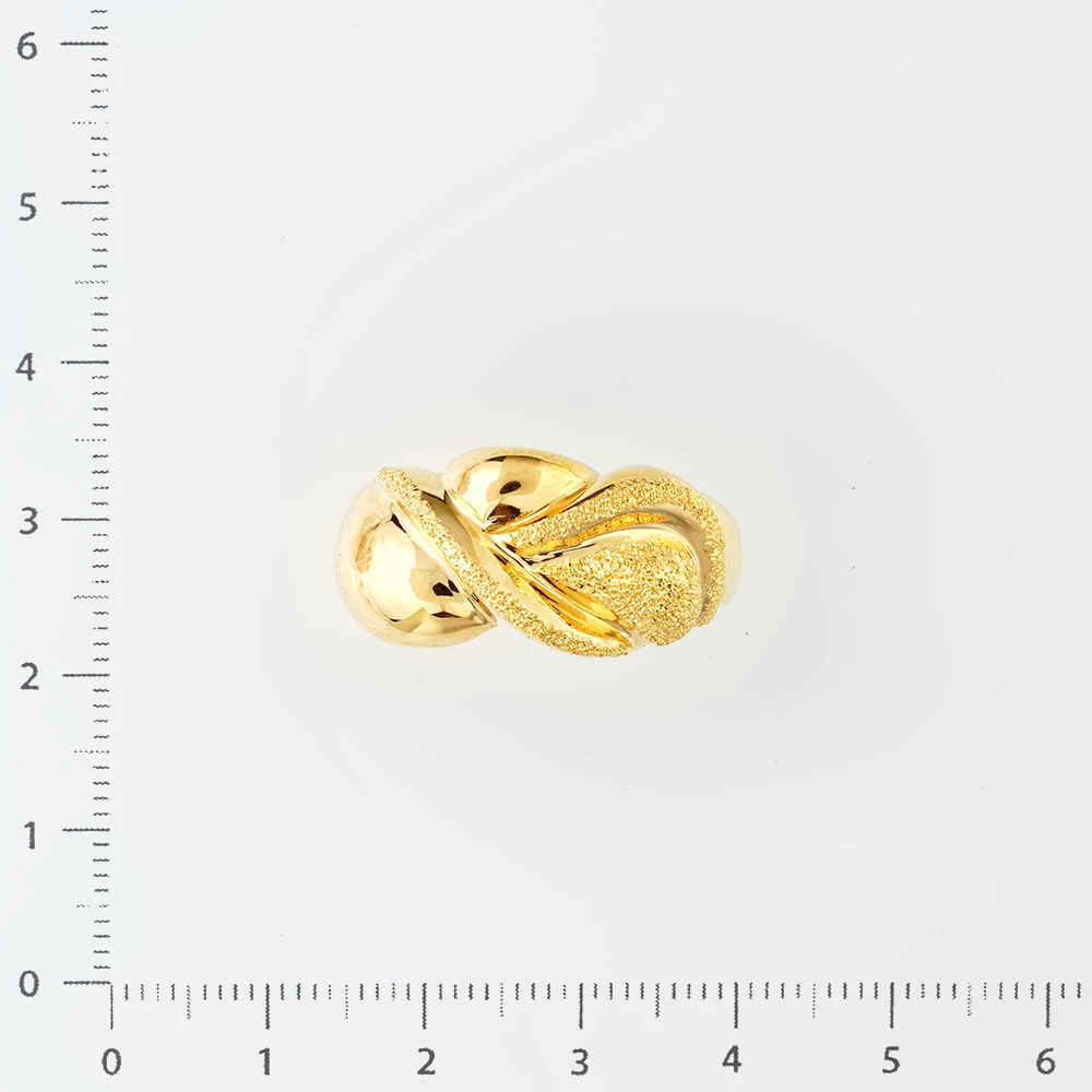 Кольцо из желтого золота 750 пробы