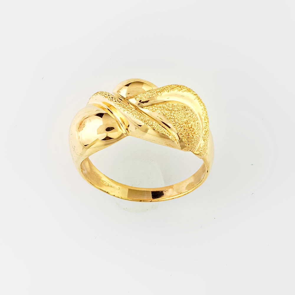 Кольцо из желтого золота 750 пробы