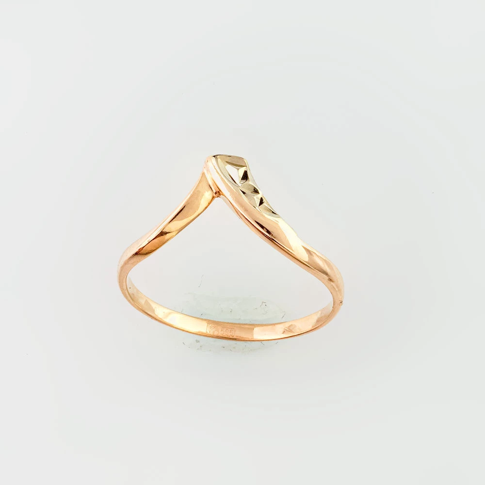 Кольцо из красного золота 585 пробы