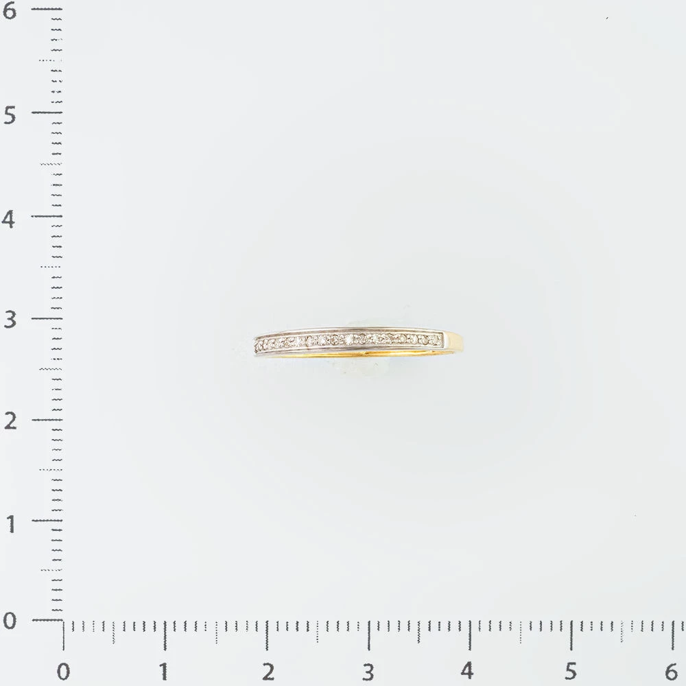 Кольцо с бриллиантом из желтого золота 585 пробы