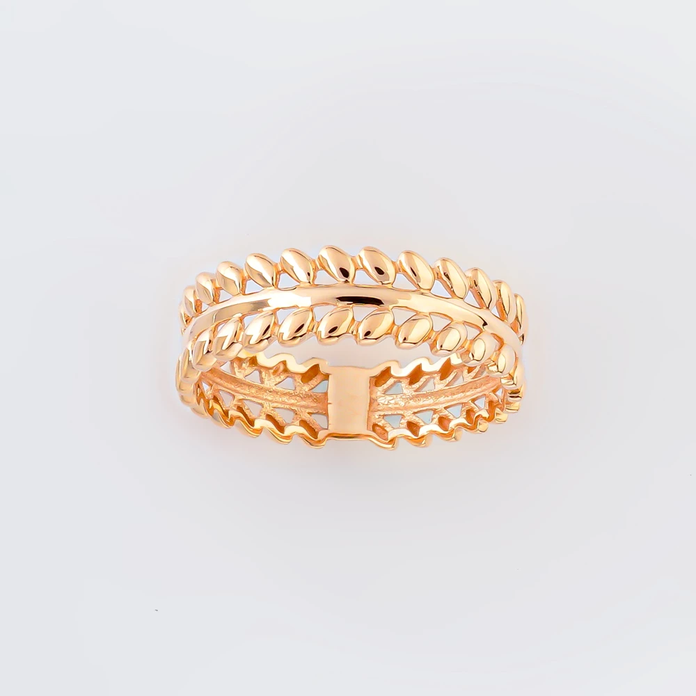 Кольцо из красного золота 585 пробы