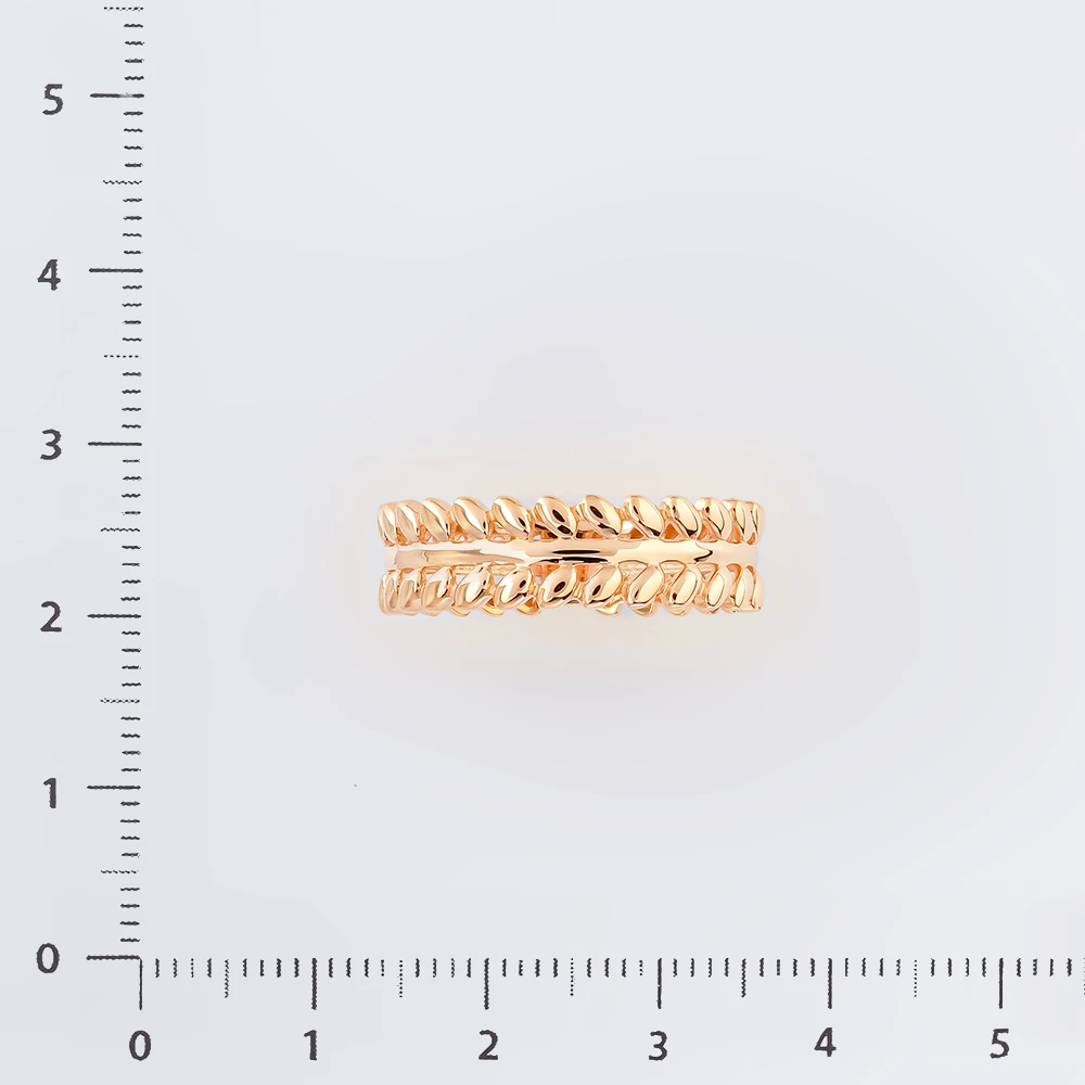 Кольцо из красного золота 585 пробы