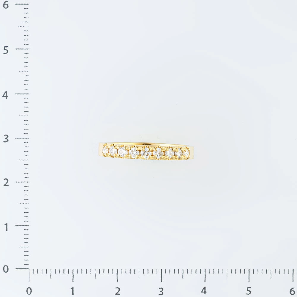 Кольцо с бриллиантом из желтого золота 585 пробы