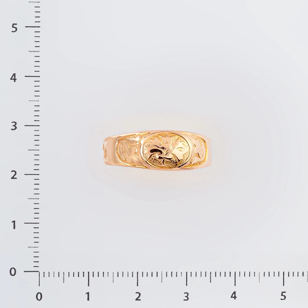 Кольцо из красного золота 585 пробы