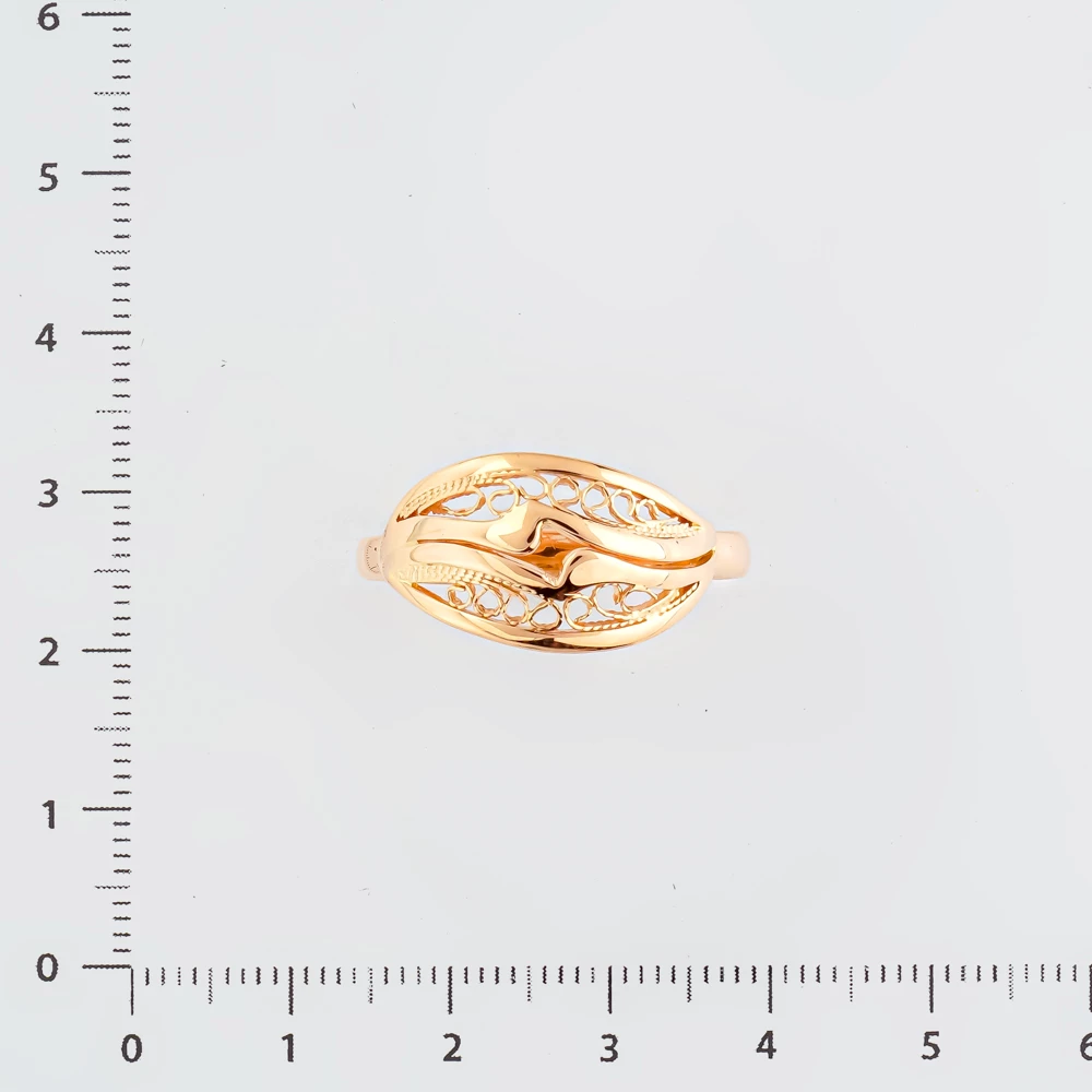 Кольцо из красного золота 585 пробы