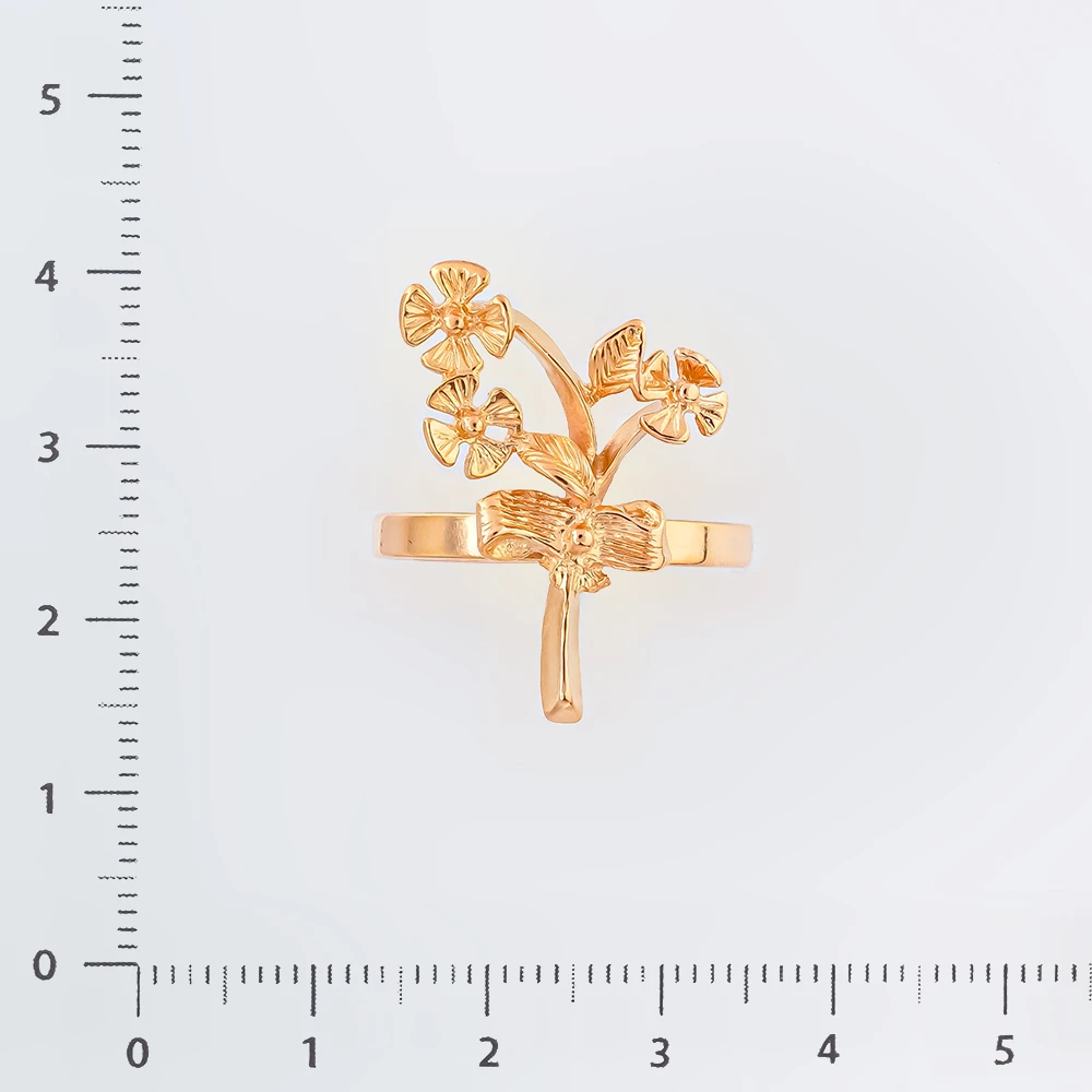 Кольцо из красного золота 583 пробы