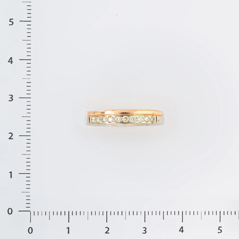 Кольцо с бриллиантом из красного золота 585 пробы Кольцо с бриллиантом из красного золота 585 пробы