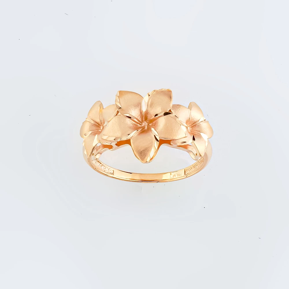 Кольцо из красного золота 585 пробы