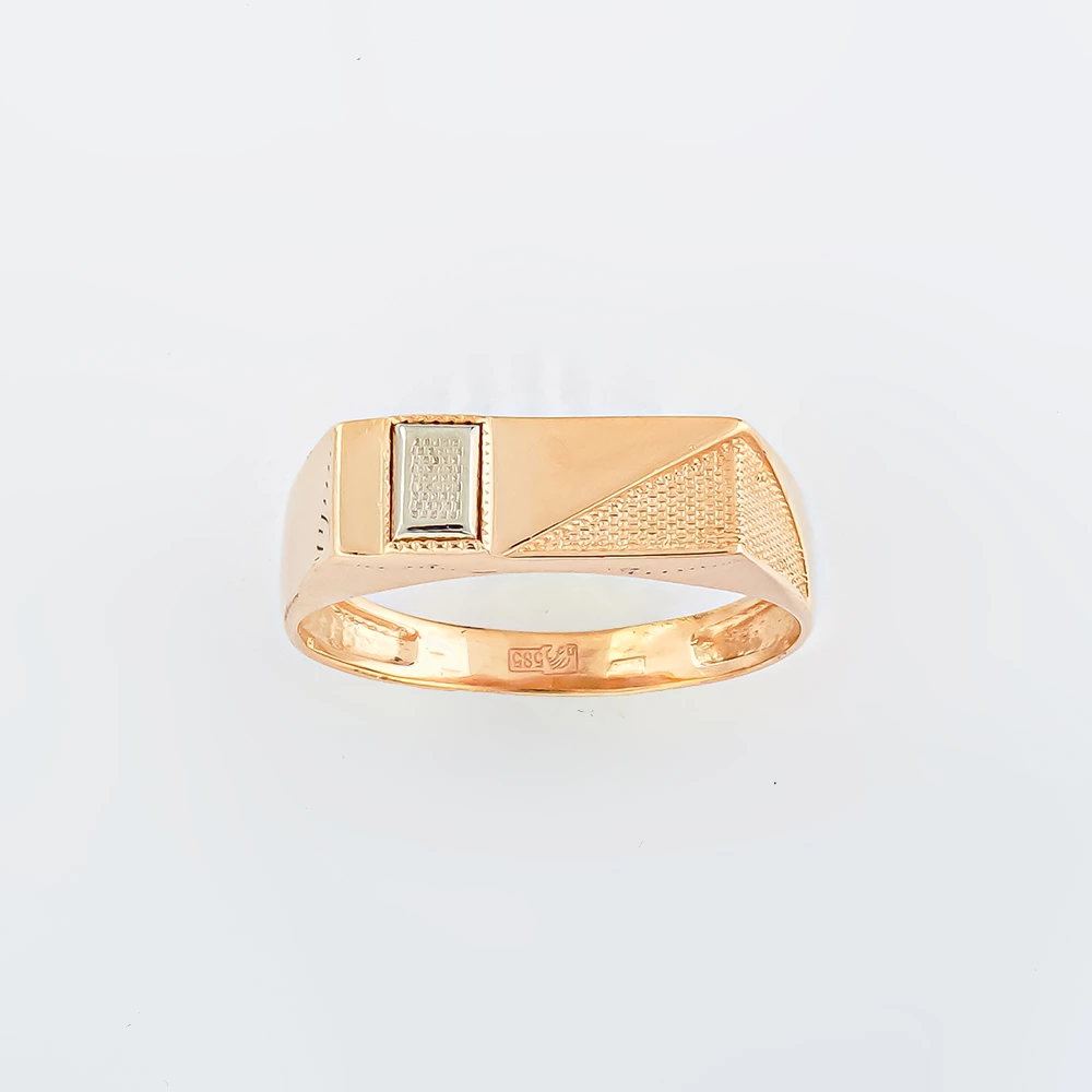 Кольцо из красного золота 585 пробы