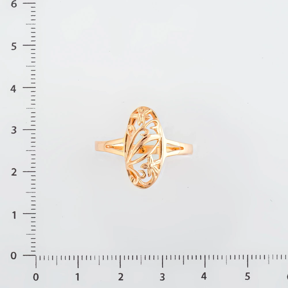 Кольцо из красного золота 585 пробы