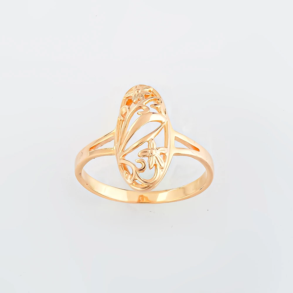 Кольцо из красного золота 585 пробы