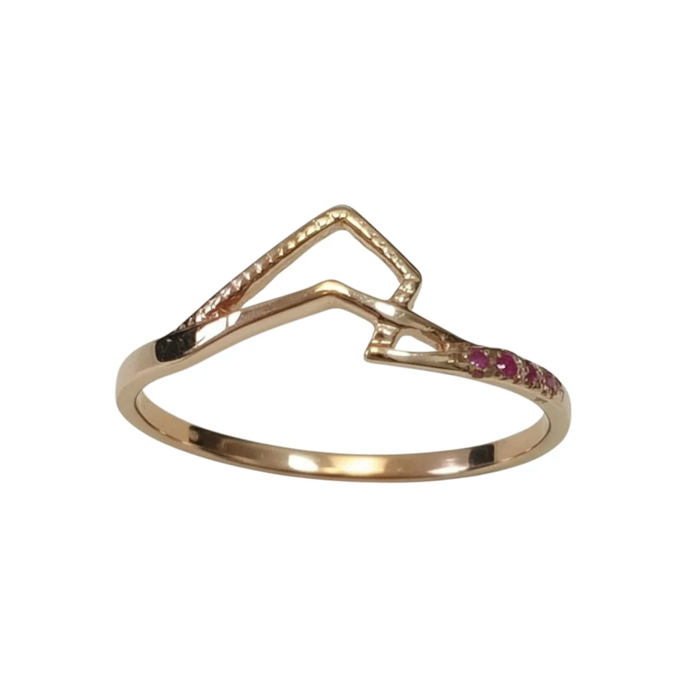 Кольцо из красного золота 585 пробы