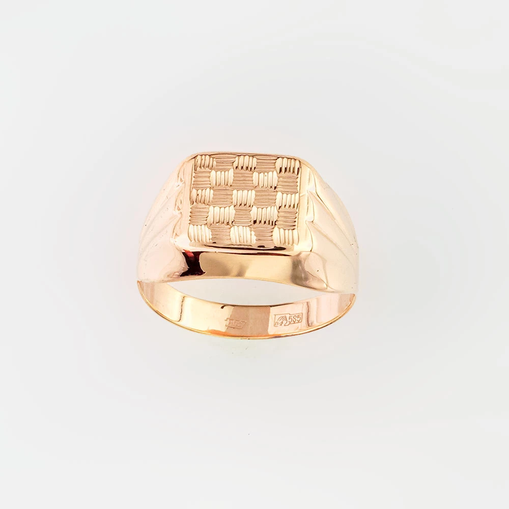 Кольцо из красного золота 585 пробы