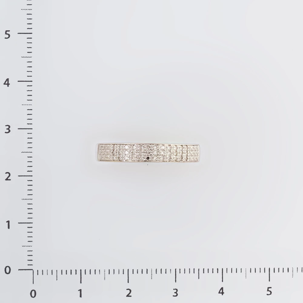 Кольцо с бриллиантом из белого золота 585 пробы