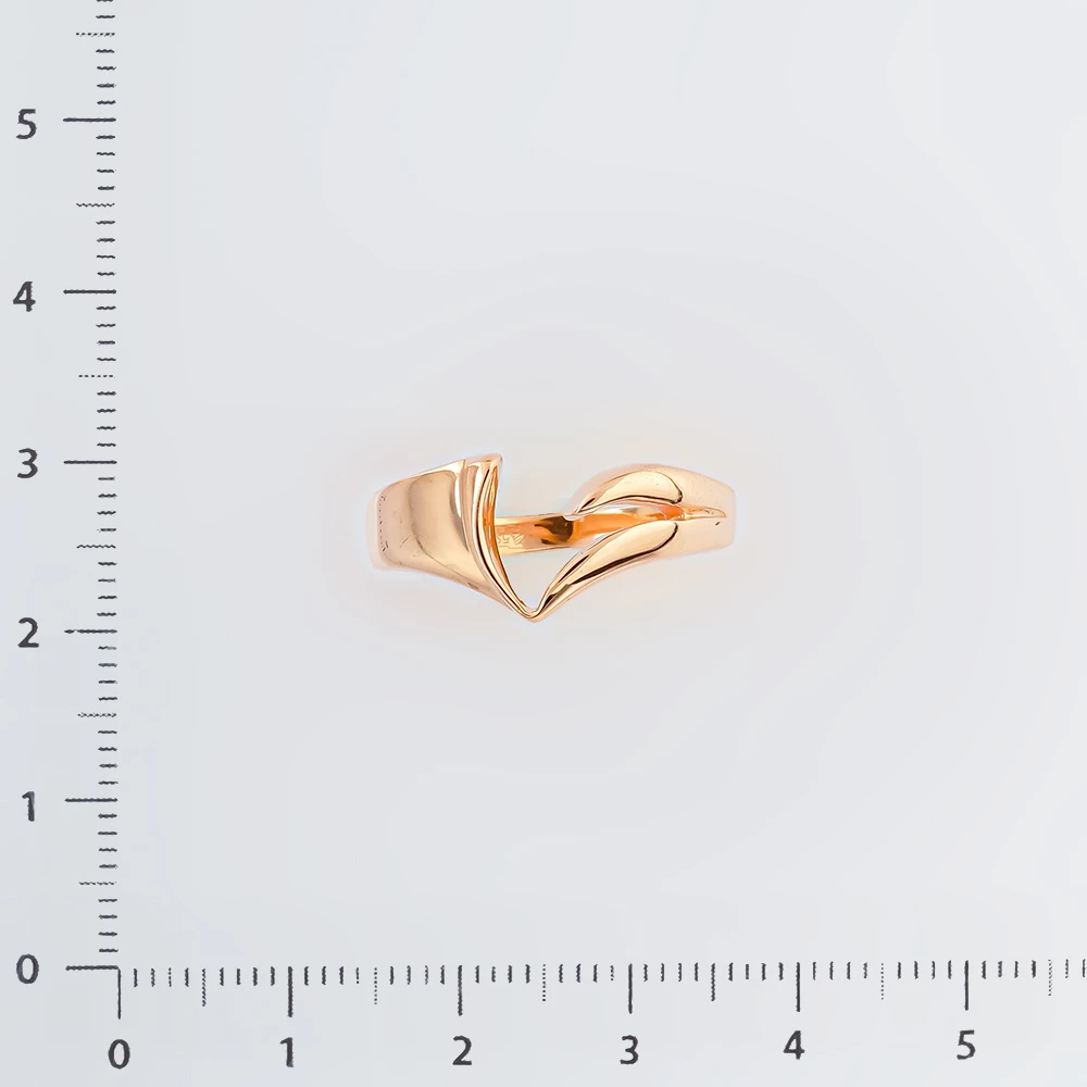 Кольцо из красного золота 585 пробы