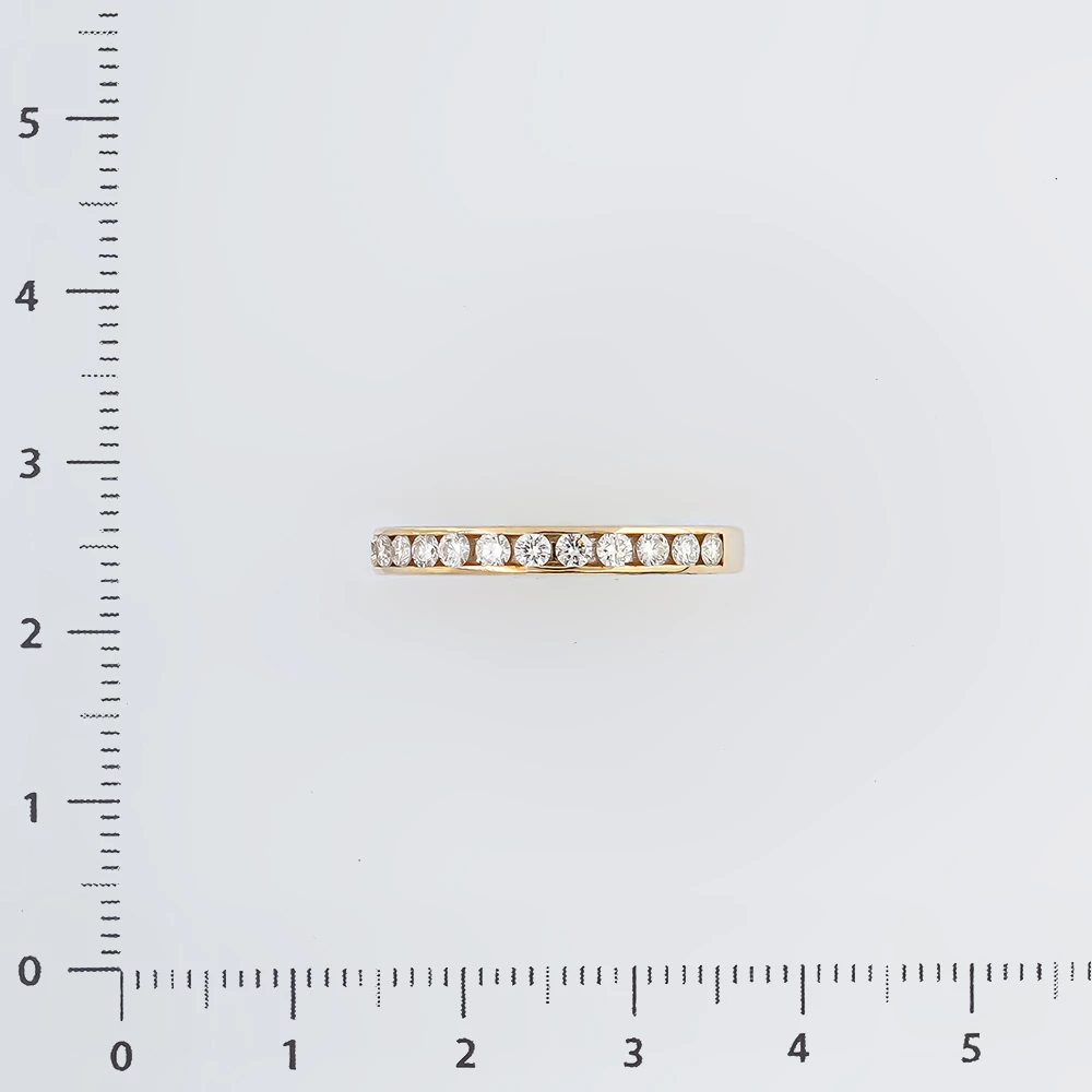 Кольцо с бриллиантом из белого золота 585 пробы