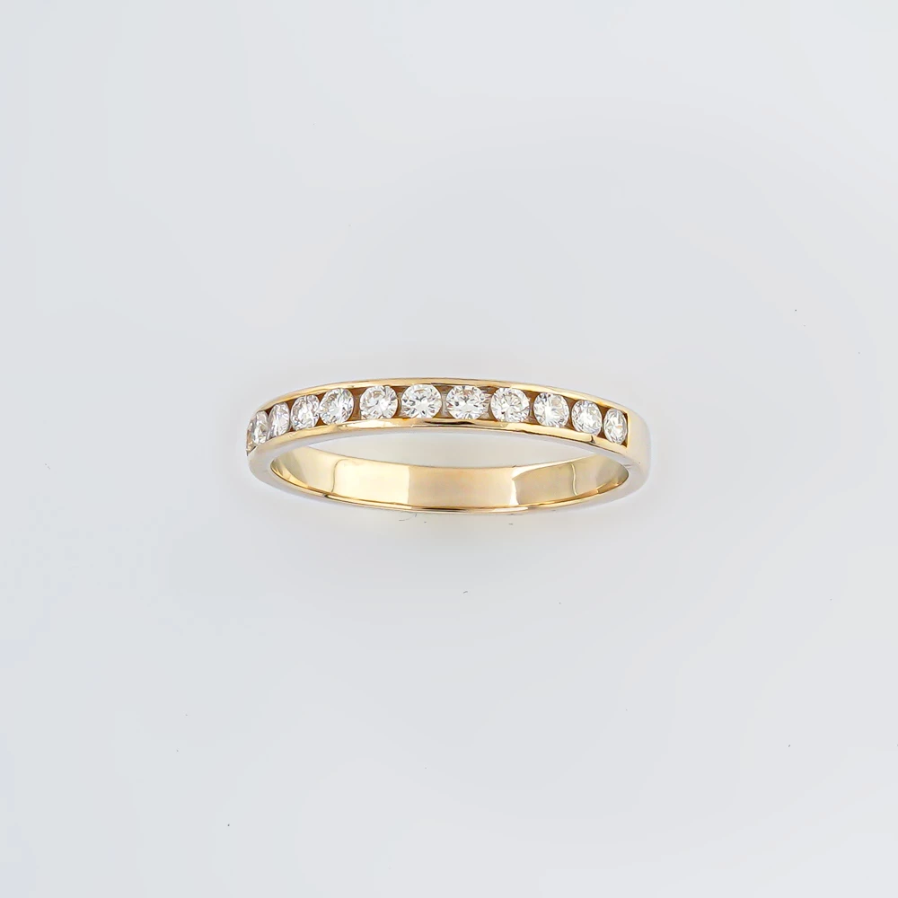 Кольцо с бриллиантом из белого золота 585 пробы