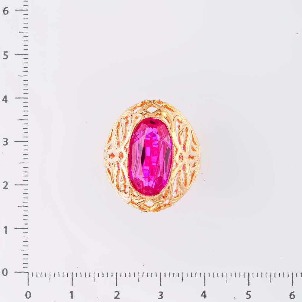 Кольцо с фианитом из красного золота 583 пробы Кольцо с фианитом из красного золота 583 пробы