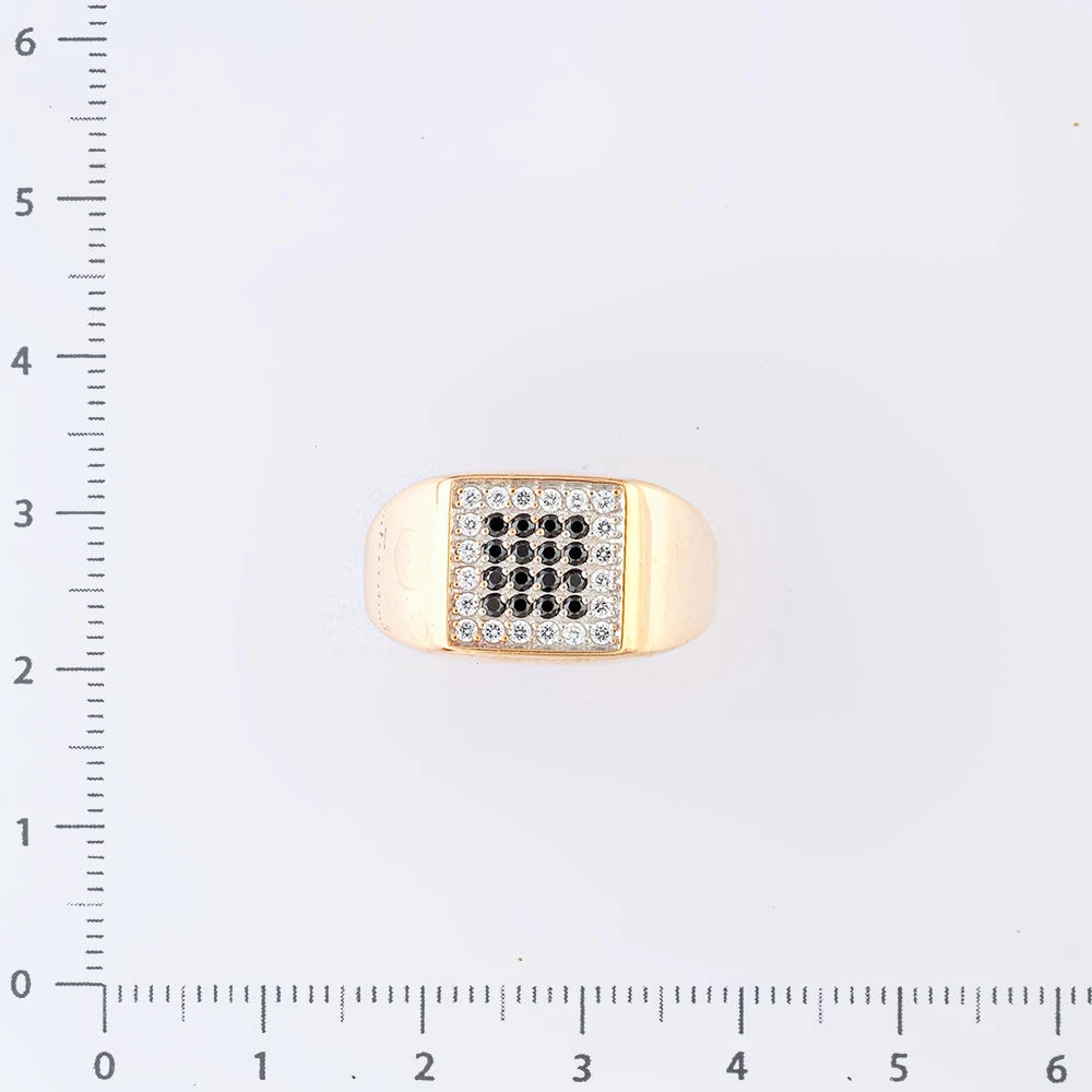 Кольцо с фианитом из красного золота 585 пробы Кольцо с фианитом из красного золота 585 пробы