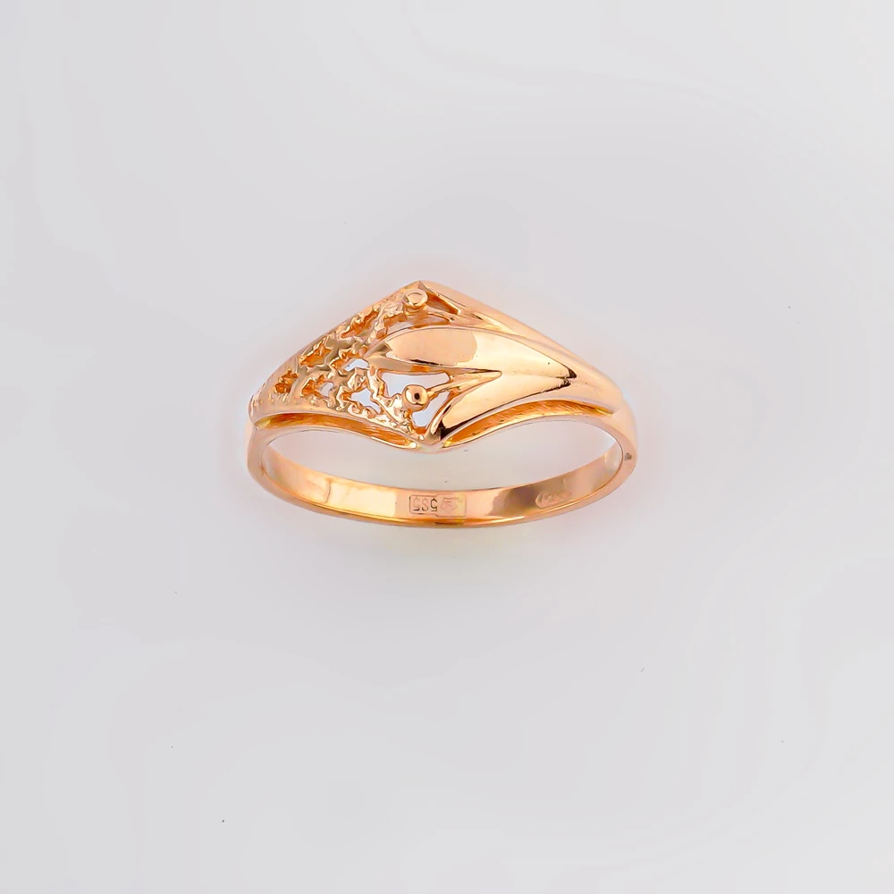 Кольцо из красного золота 585 пробы