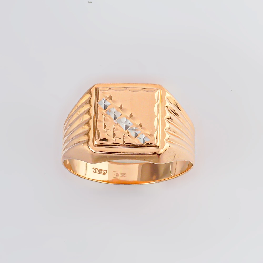 Кольцо из красного золота 585 пробы