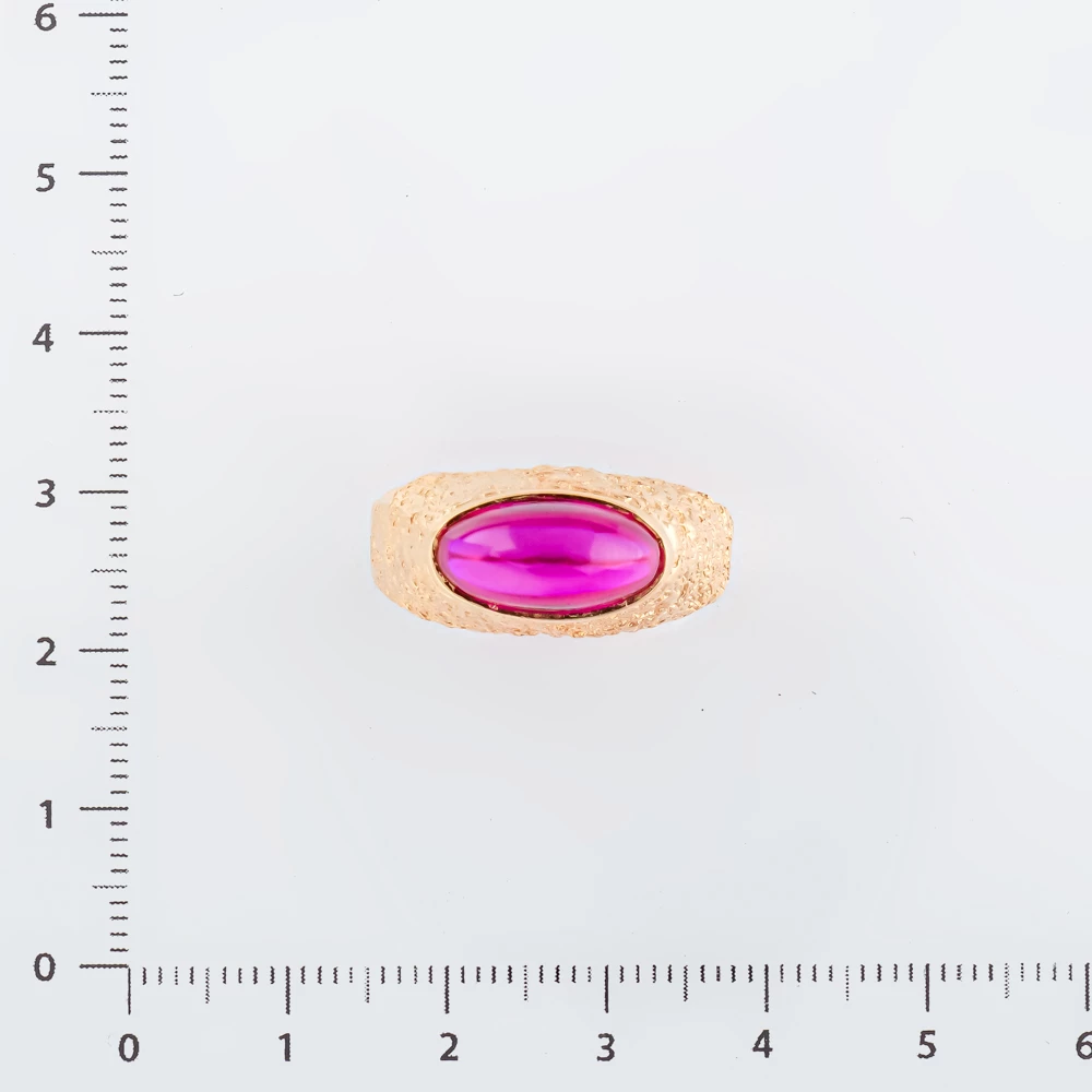 Кольцо с фианитом из красного золота 583 пробы Кольцо с фианитом из красного золота 583 пробы