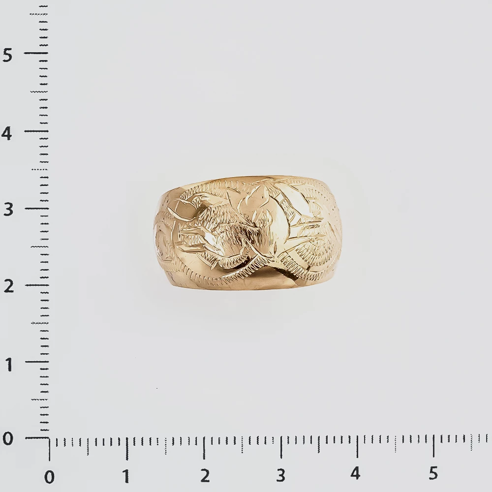 Кольцо из красного золота 583 пробы