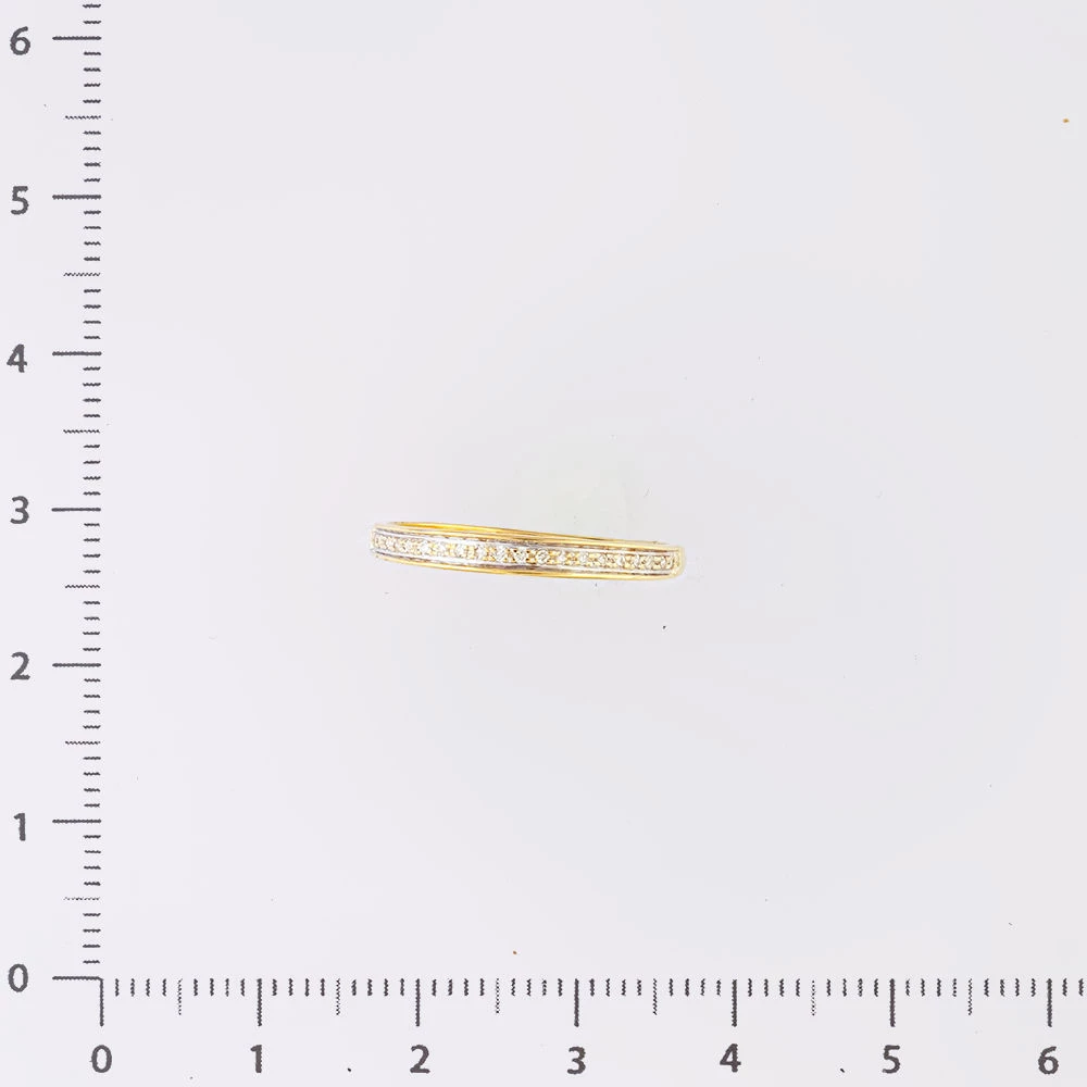 Кольцо с бриллиантом из желтого золота 585 пробы