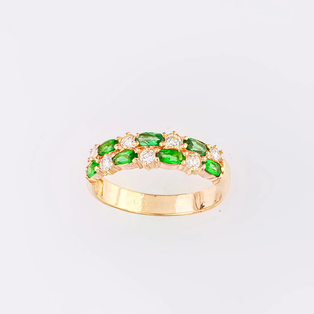 Кольцо с фианитом из красного золота 585 пробы Кольцо с фианитом из красного золота 585 пробы