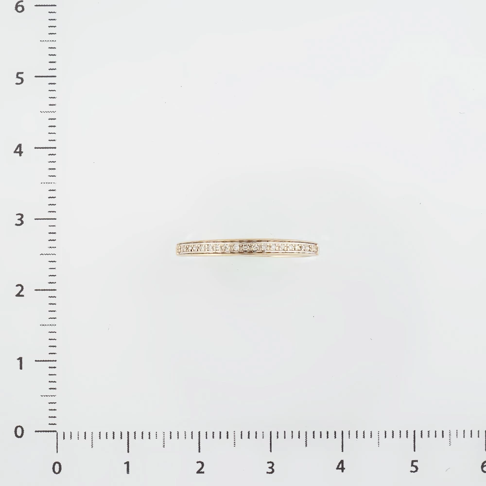 Кольцо с бриллиантом из белого золота 585 пробы