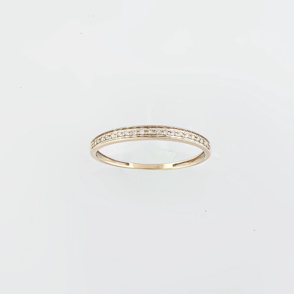 Кольцо с бриллиантом из белого золота 585 пробы