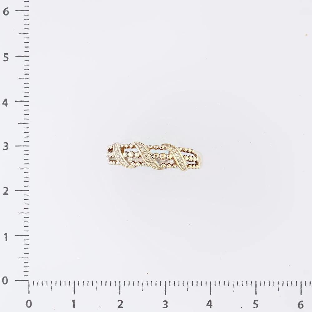 Кольцо с бриллиантом из белого золота 585 пробы