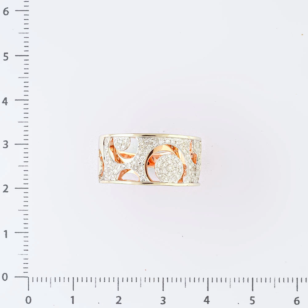 Кольцо с бриллиантом из белого золота 585 пробы