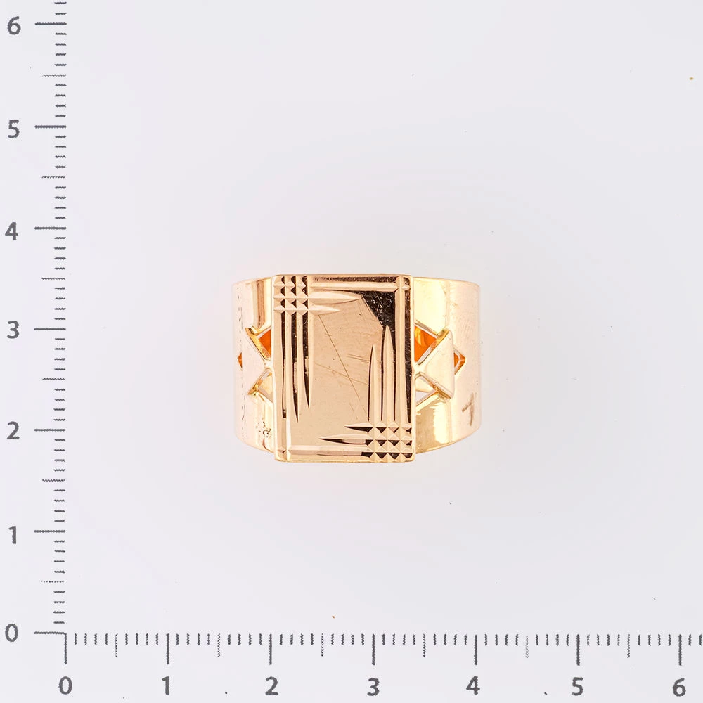 Кольцо из красного золота 583 пробы