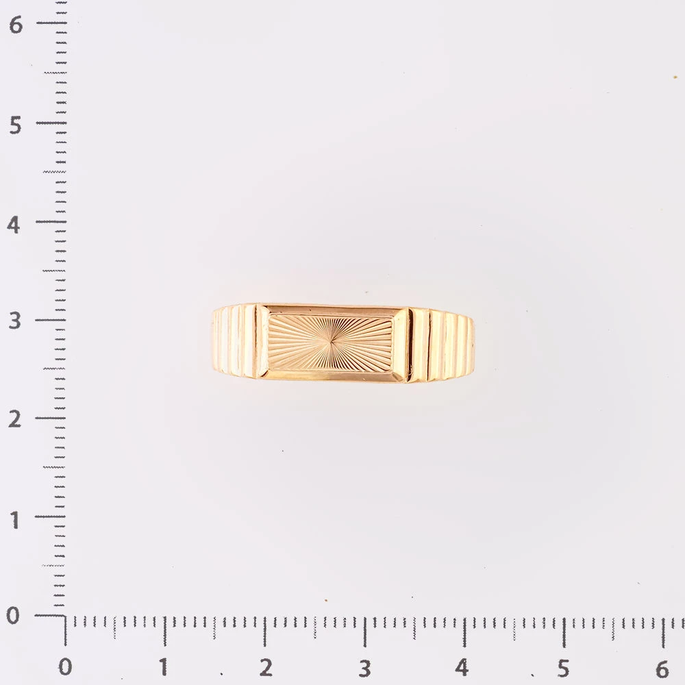 Кольцо из красного золота 585 пробы 2