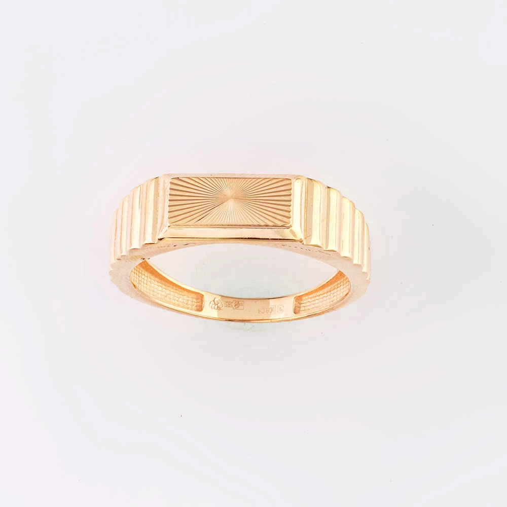 Кольцо из красного золота 585 пробы 1