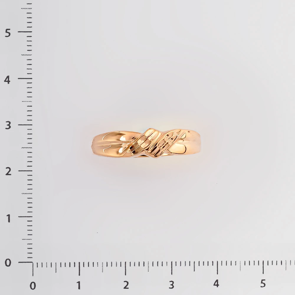 Кольцо из красного золота 585 пробы