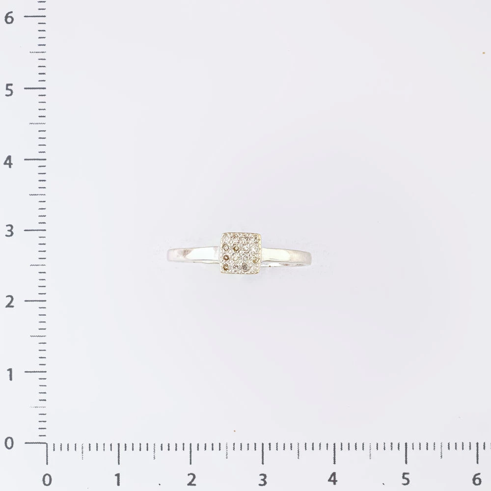 Кольцо с бриллиантом из красного золота 585 пробы