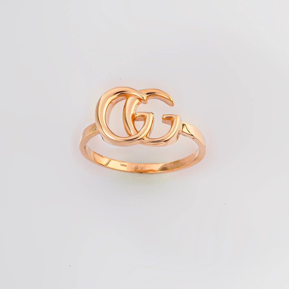 Кольцо из красного золота 585 пробы