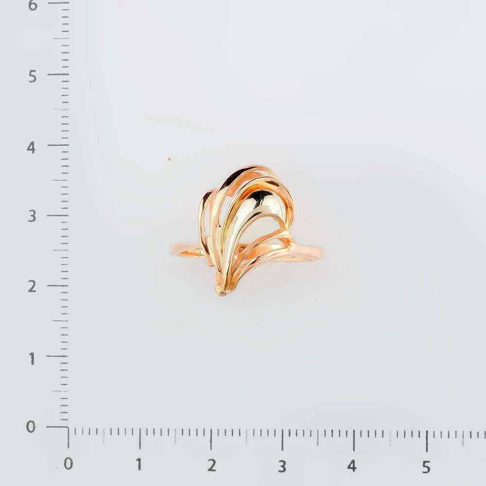 Кольцо из красного золота 585 пробы