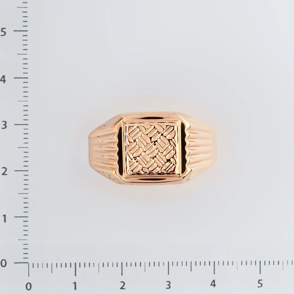 Кольцо из красного золота 585 пробы