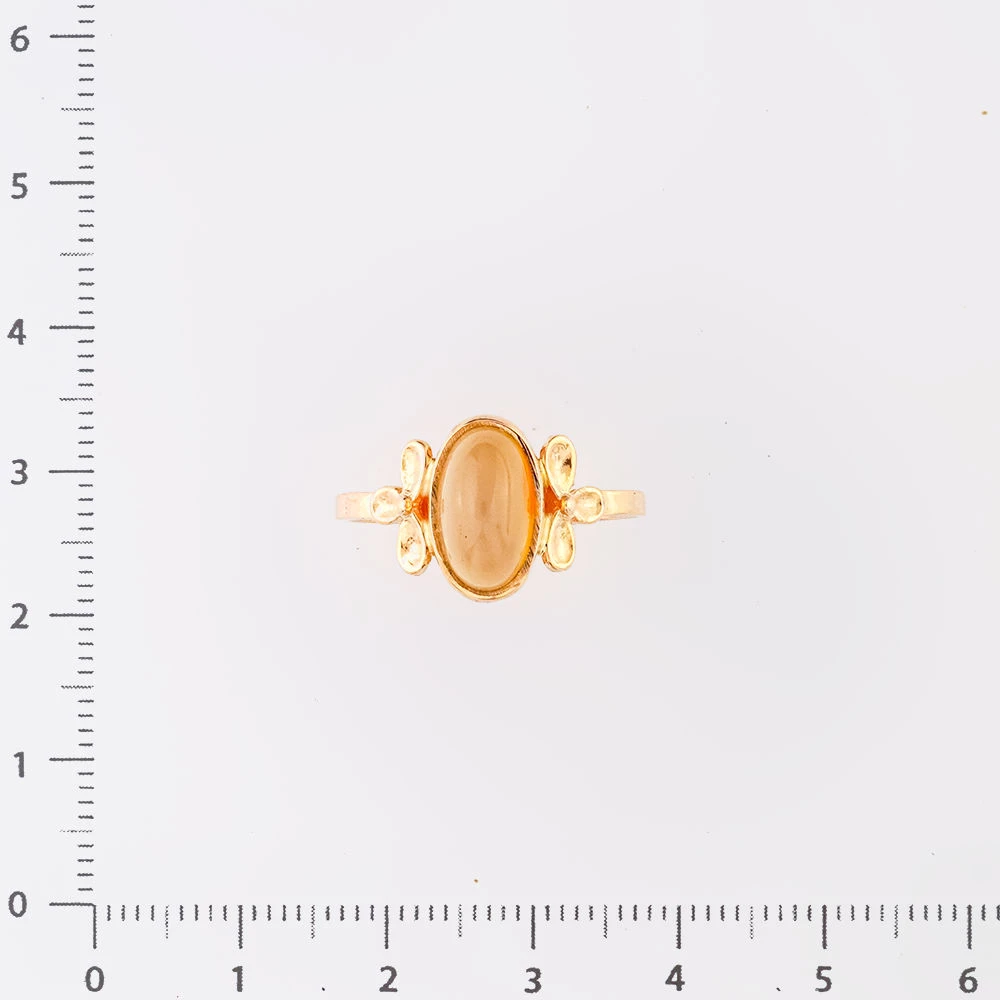 Кольцо с сердоликом из красного золота 583 пробы