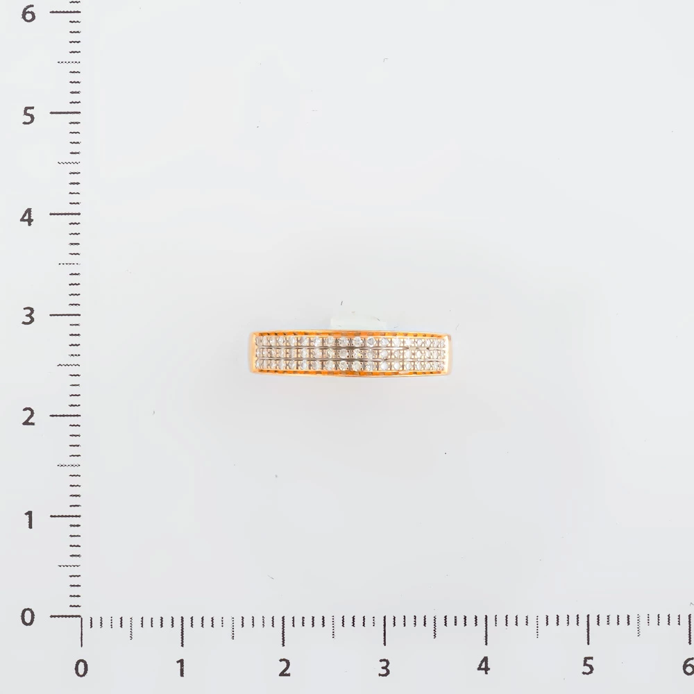 Кольцо с бриллиантом из красного золота 585 пробы Кольцо с бриллиантом из красного золота 585 пробы