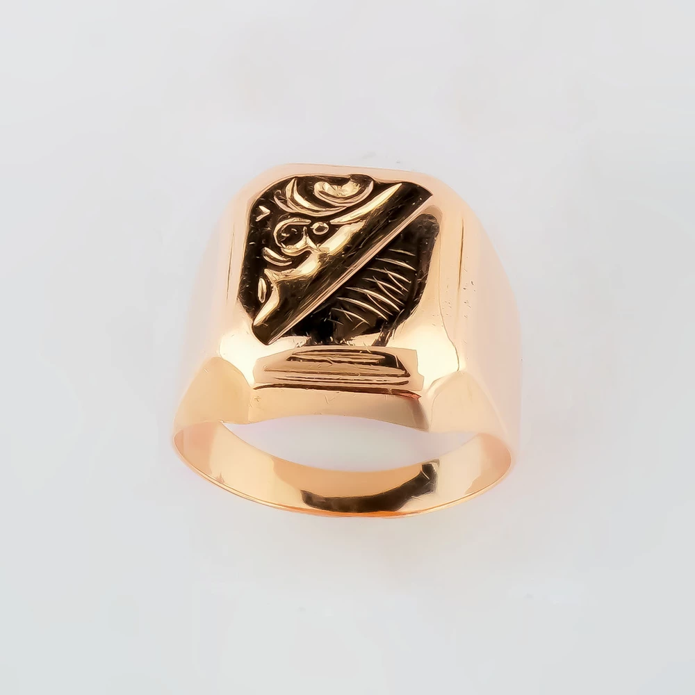 Кольцо из красного золота 583 пробы