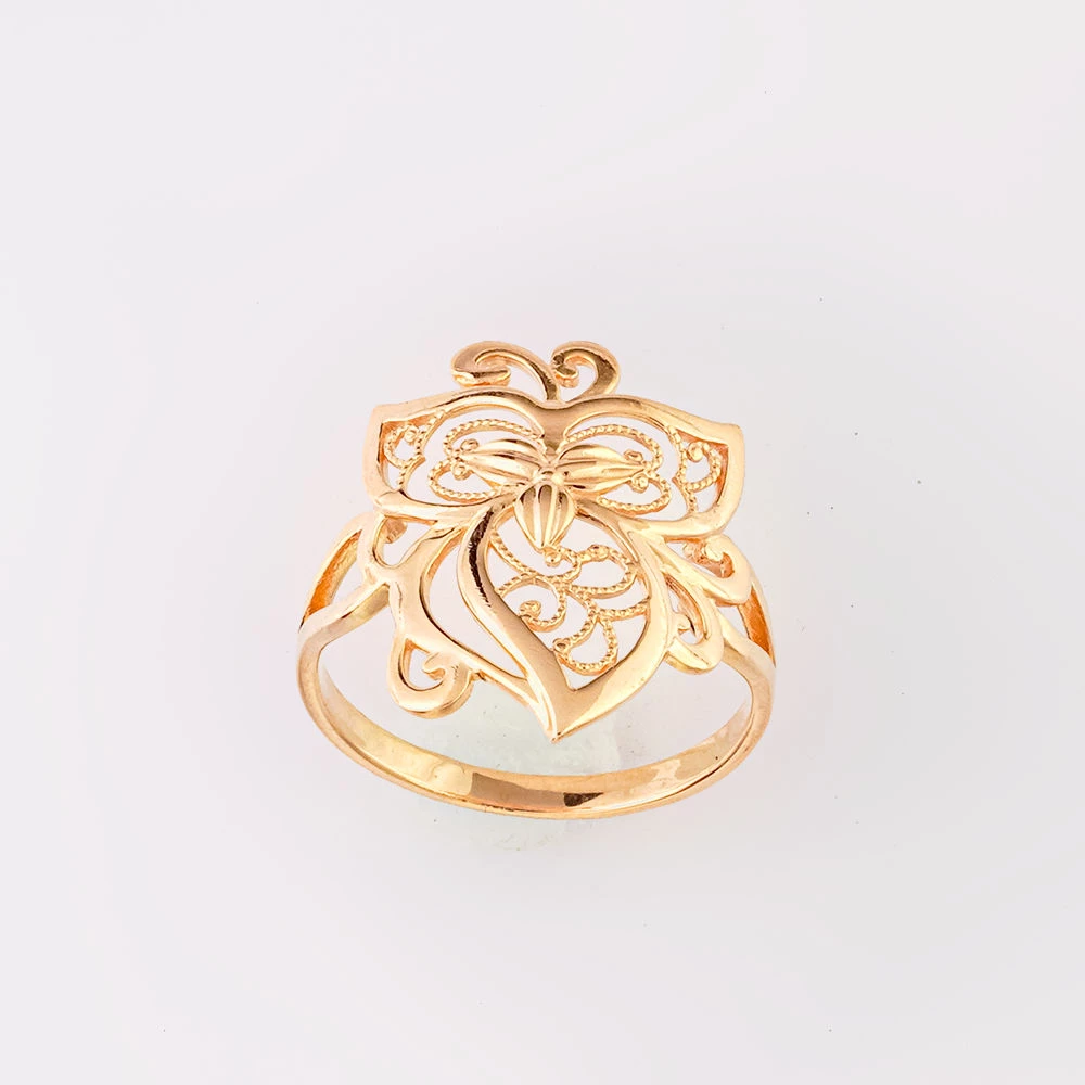 Кольцо из красного золота 585 пробы