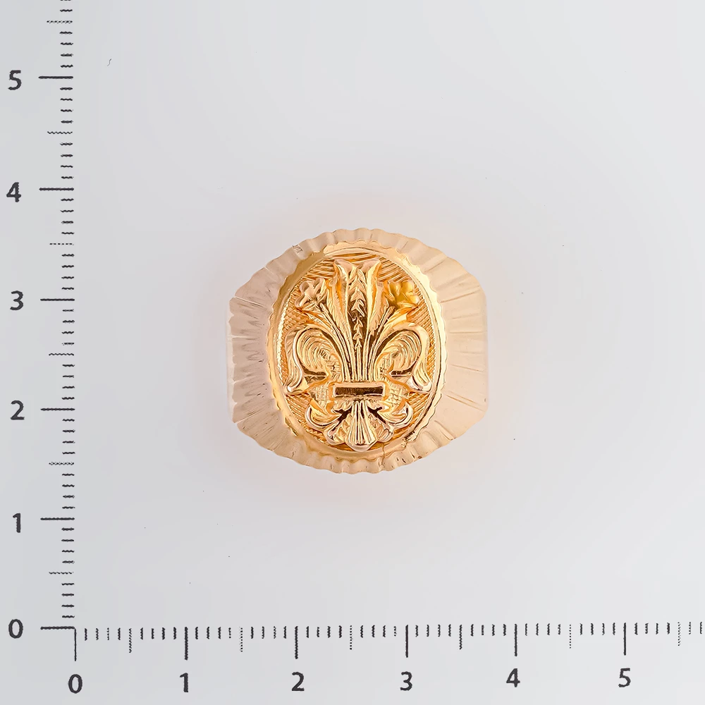 Кольцо из красного золота 583 пробы