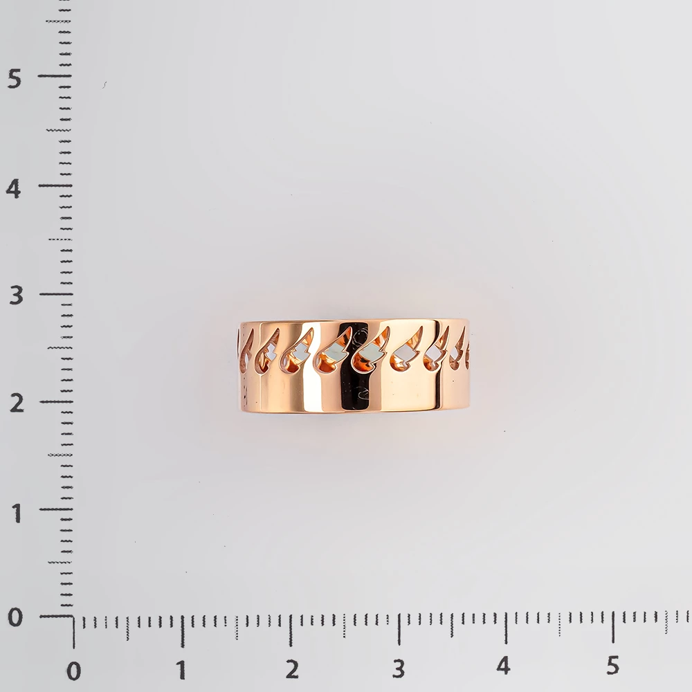 Кольцо из красного золота 585 пробы