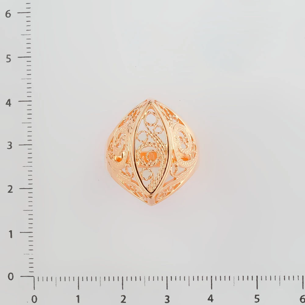 Кольцо из красного золота 585 пробы